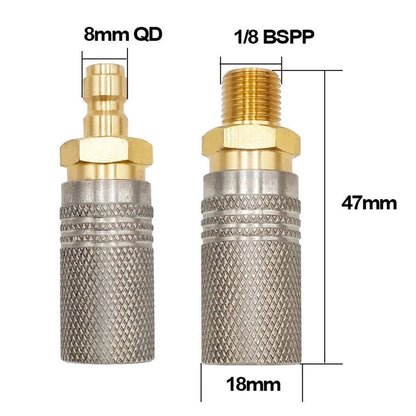 Threaded Probe Air Charge Release Adapter for Universal Vehicles (1/8 8mm)
