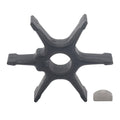 Water Pump Impeller & Key for Suzuki Outboard 9.9-28 HP 17461-93004
