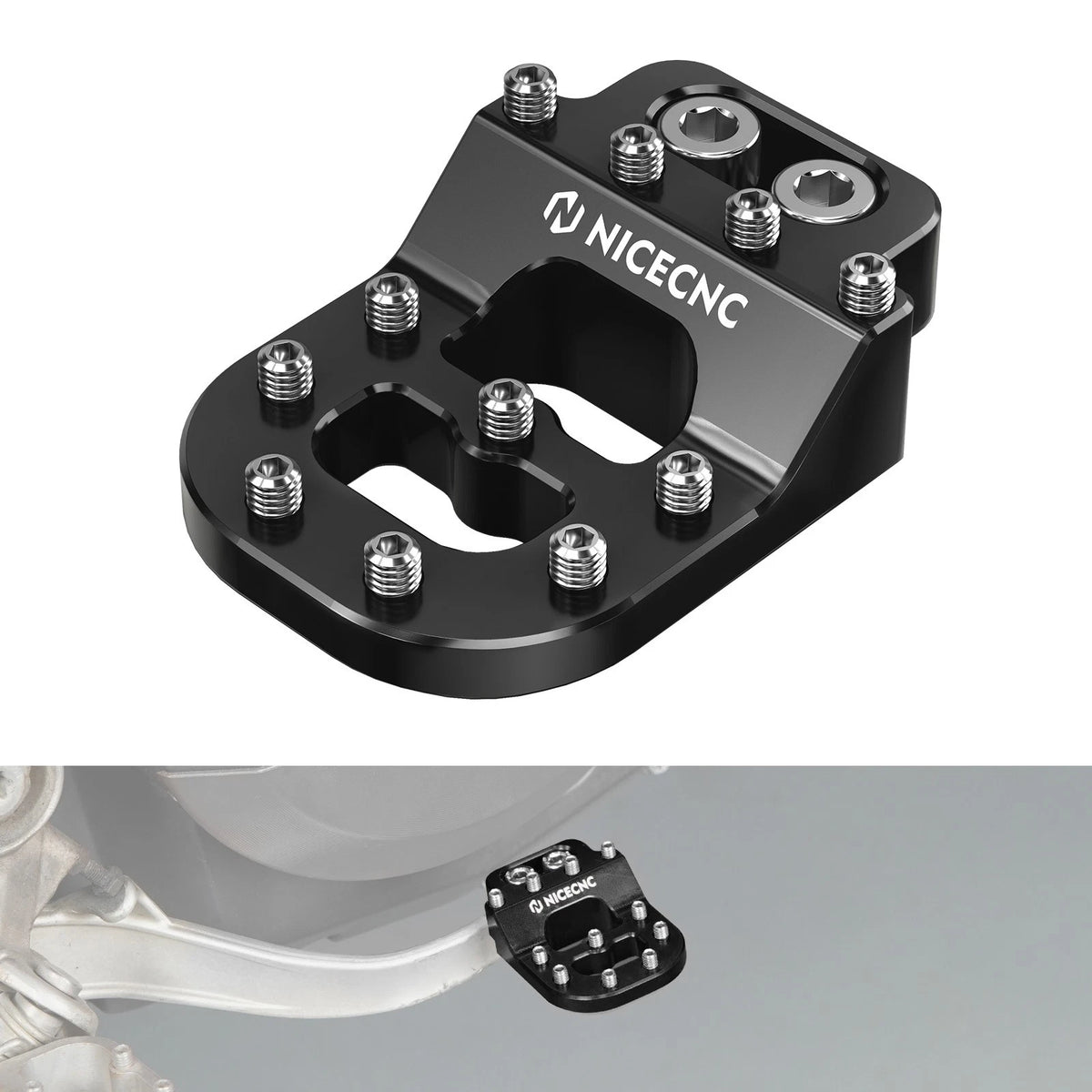Dual Control Brake Pedal Pad for KTM 390 Adventure/R (2021–2023)