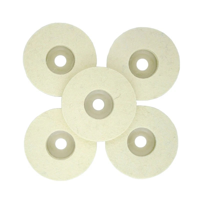 4 Inch Wool Polishing Wheel for Angle Grinder (Rotary Tool)