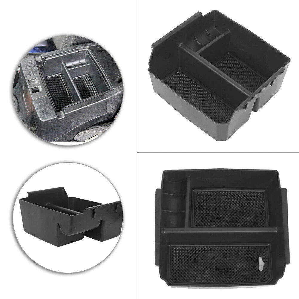 Center Console Armrest Storage Box Organizer Tray for Jeep Wrangler JK (2011–2017)