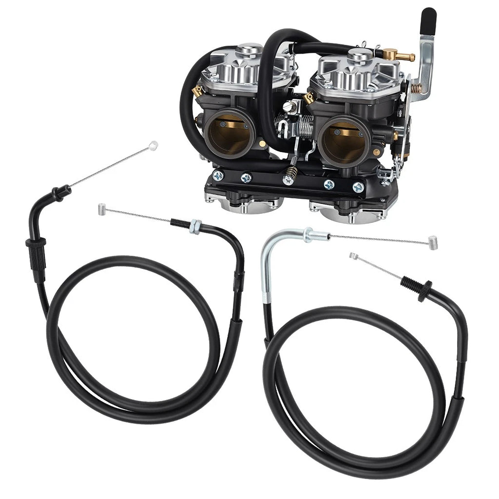 Carburetor & Throttle Cables Set for Yamaha XV535 Virago (1995–2000)