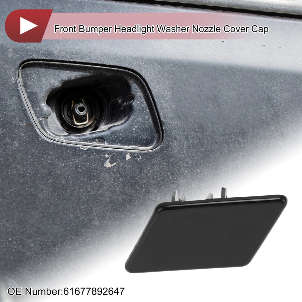 Headlight Washer Nozzle Cover Cap Replacement for BMW 328i xDrive (2011–2019)