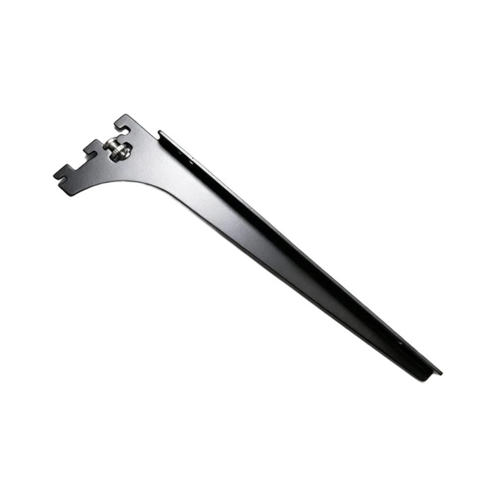 Steel Slot Mount Shelf Bracket for Wall Upright Channels (30cm, 25cm)