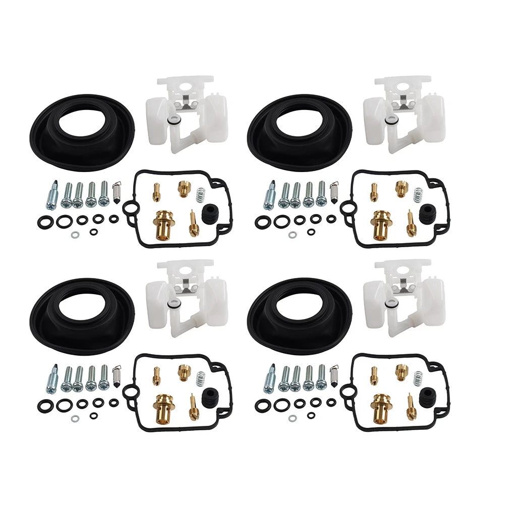 4X Carburetor Repair Kit Float Diaphragm for Suzuki GSX1100F (1991–1993)