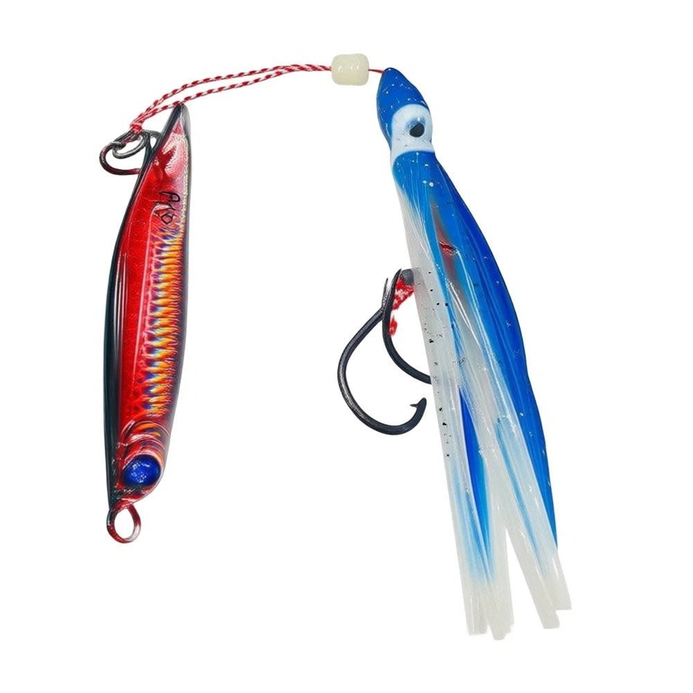 40g Glow in Dark Slow Pitch Jig for Octopus Squid Bottom Fish