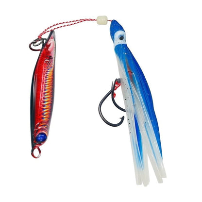 40g Glow in Dark Slow Pitch Jig for Octopus Squid Bottom Fish