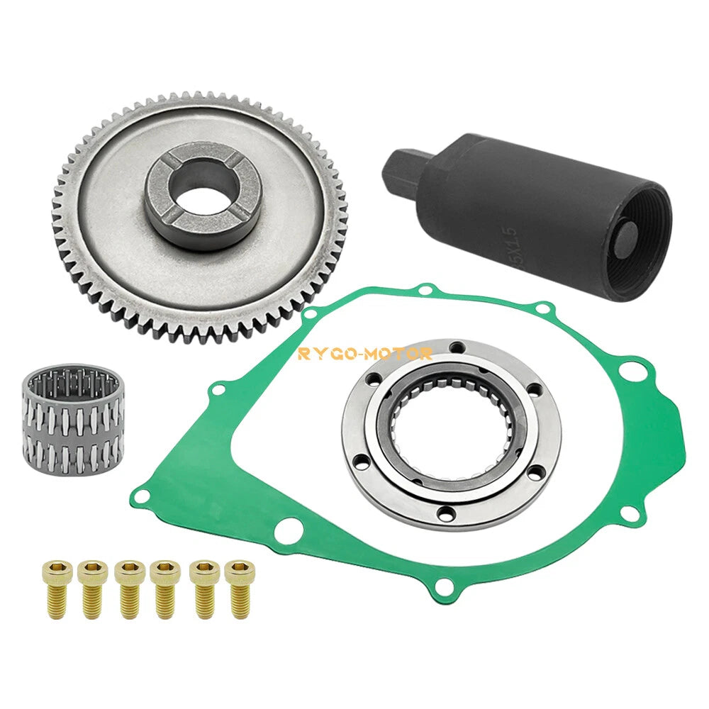 Starter Clutch Gear Bearing Gasket & Flywheel Puller for Yamaha Moto-4 Raptor 350 (2004–2007)