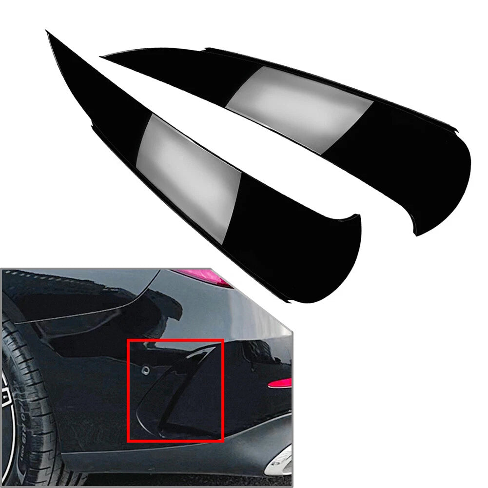 2X Rear Bumper Side Spoiler for Mercedes Benz E Class W214 E260 E300 (2024)