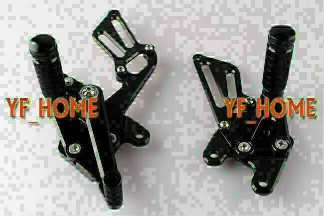 Rear Set Foot Pegs for Honda CBR 1000RR (2008–2012) Black