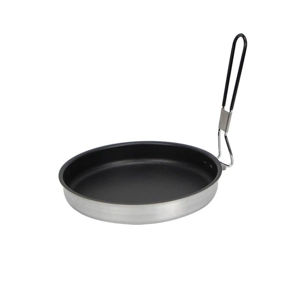 Folding Nonstick Camping Skillet for Compact Cooking (24x43x4cm)