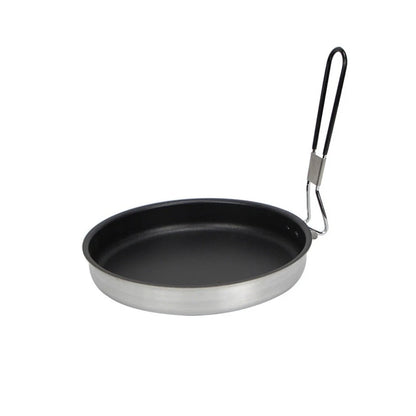 Folding Nonstick Camping Skillet for Compact Cooking (24x43x4cm)