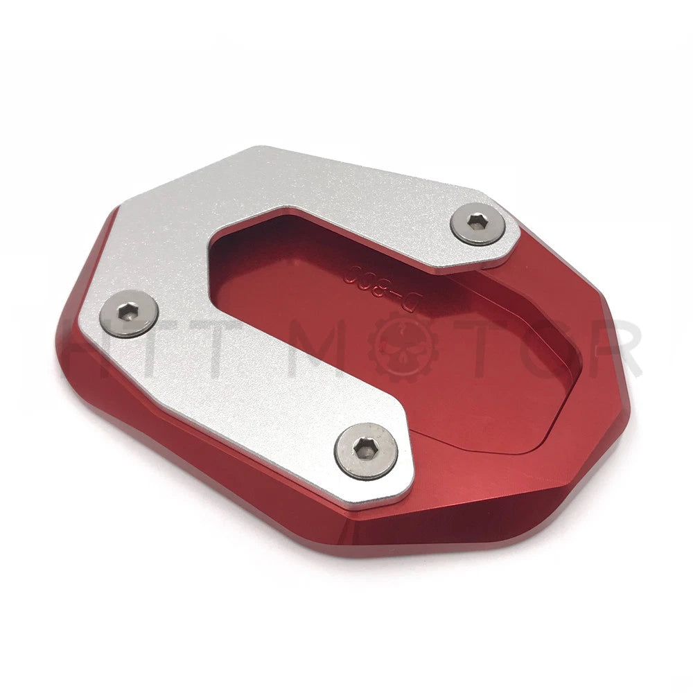 Kick Side Stand Extend Pad for Ducati Scrambler 800 (2015–2023) Red