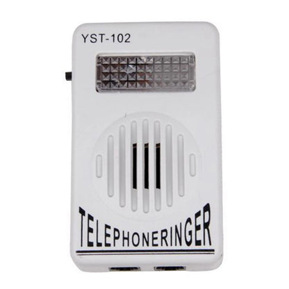 Extra-Loud Telephone Ringer Amplifier with Strobe Light Flasher Bell