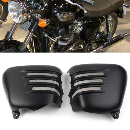 2xBattery Side Cover Panel Cowl For T100 SE ACE Thruxton 900 Scrambler 2001-2015