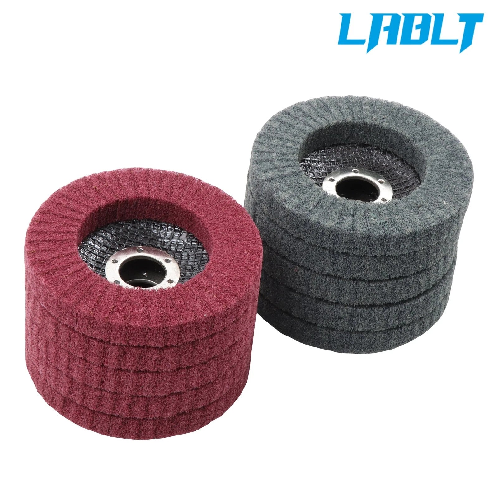 10Pcs 4.5 Inch Angle Grinder Scour Flap Disc 320 & 600 Grit