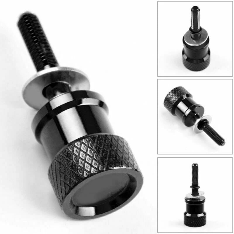 CNC Knurled Seat Bolt Black for BMW R Nine T/Scrambler/Racer/Urban/Pure (2014–2020) T9