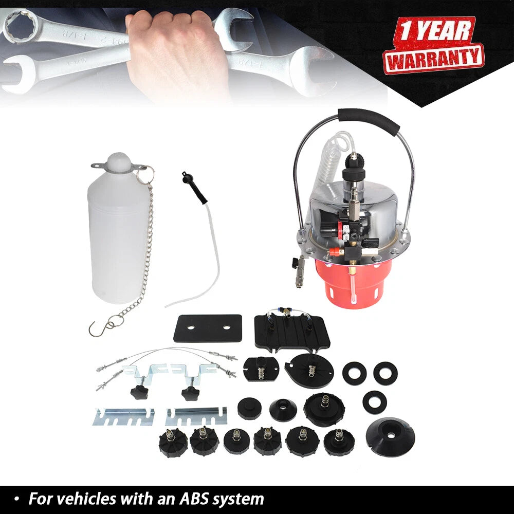 Pneumatic Air Pressure Brake & Clutch Bleeder Valve Kit (4.5 CFM)