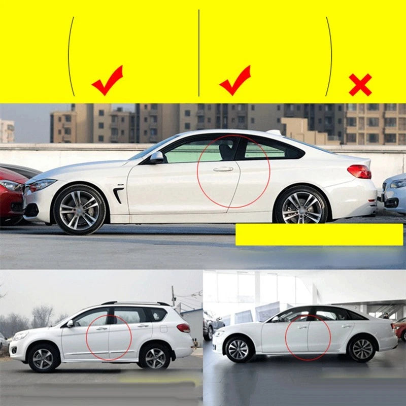 4 Pcs/Set Car Door Edge Scratch Anti-collision Protector Guards Strips