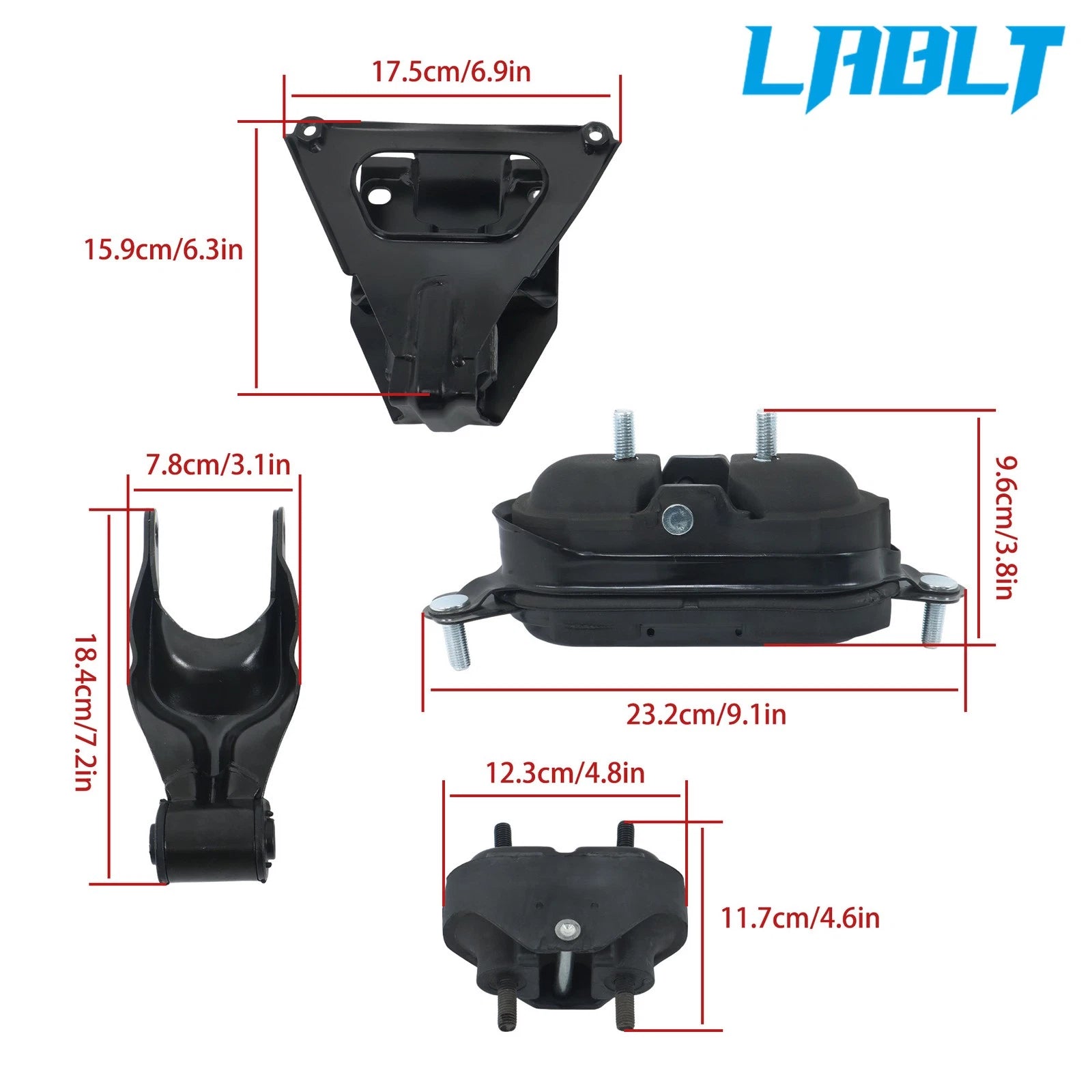 6PCS Engine Motor & Trans Mount for Chevrolet Impala (2000–2005) 3.8L V6