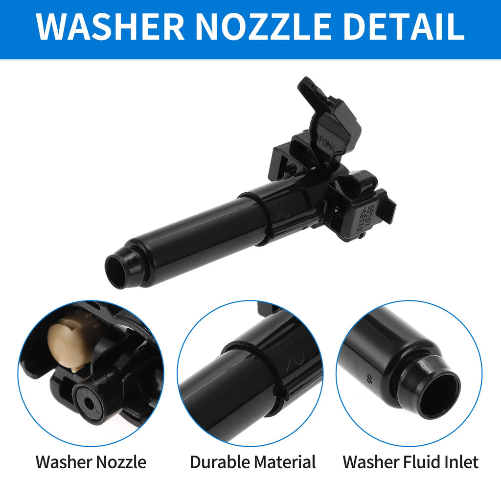 Front Passenger Side Headlight Washer Nozzle for Lexus RX350 (2016–2018) No. 8520748110