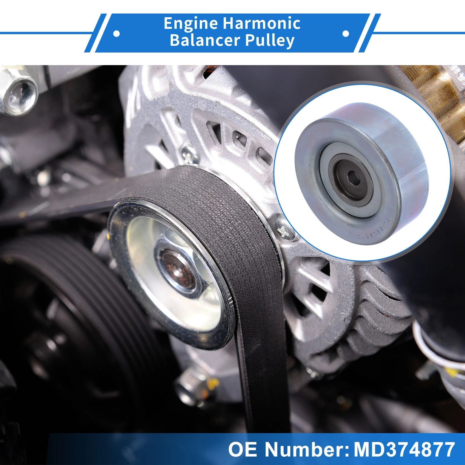 Drive Belt Idler Pulley Replacement for Mitsubishi Outlander (2003–2006)