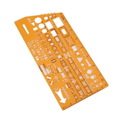 Translucent Template Ruler for Architects and Designers