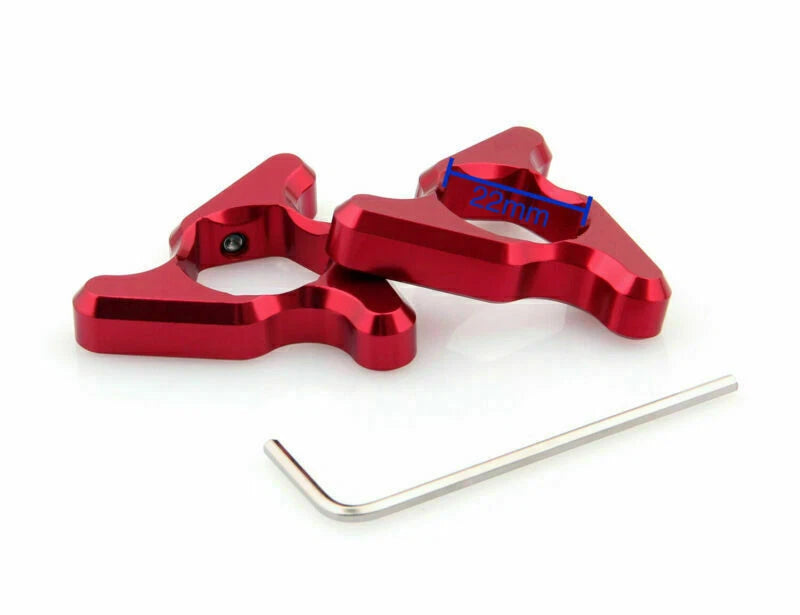 Blade Fork Preload Adjuster for ZX6R, Z1000, GSXR 600/750, CBR 600/900/1000 (22mm, Red)