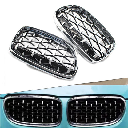 Front Kidney Grill Diamond Grille For BMW 3 Series E90 2008-2011 E91 2008-12