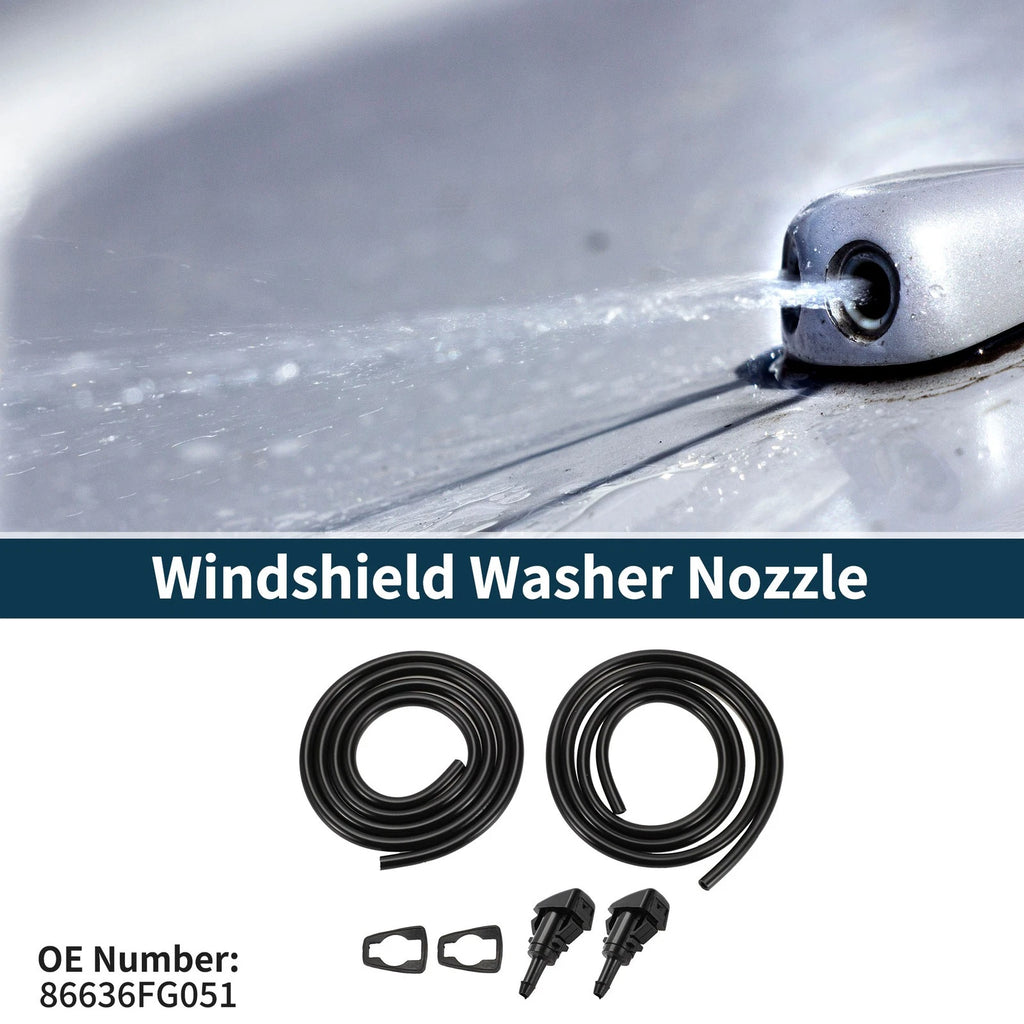 Windshield Washer Nozzle With Gasket for Universal Fit (2000–2025)