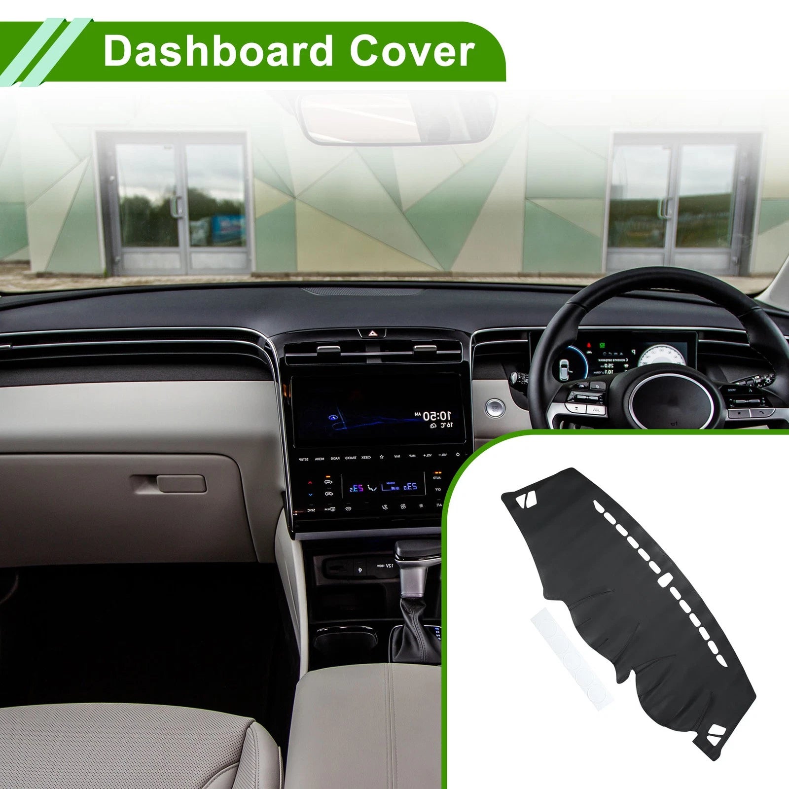 Dashboard Cover Dash Mat Replacement for Hyundai ix35 Tucson (2010–2015)