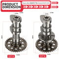 Intake & Exhaust Camshaft w/Timing Chain for Suzuki Quadsport Z400 (2003–2014)