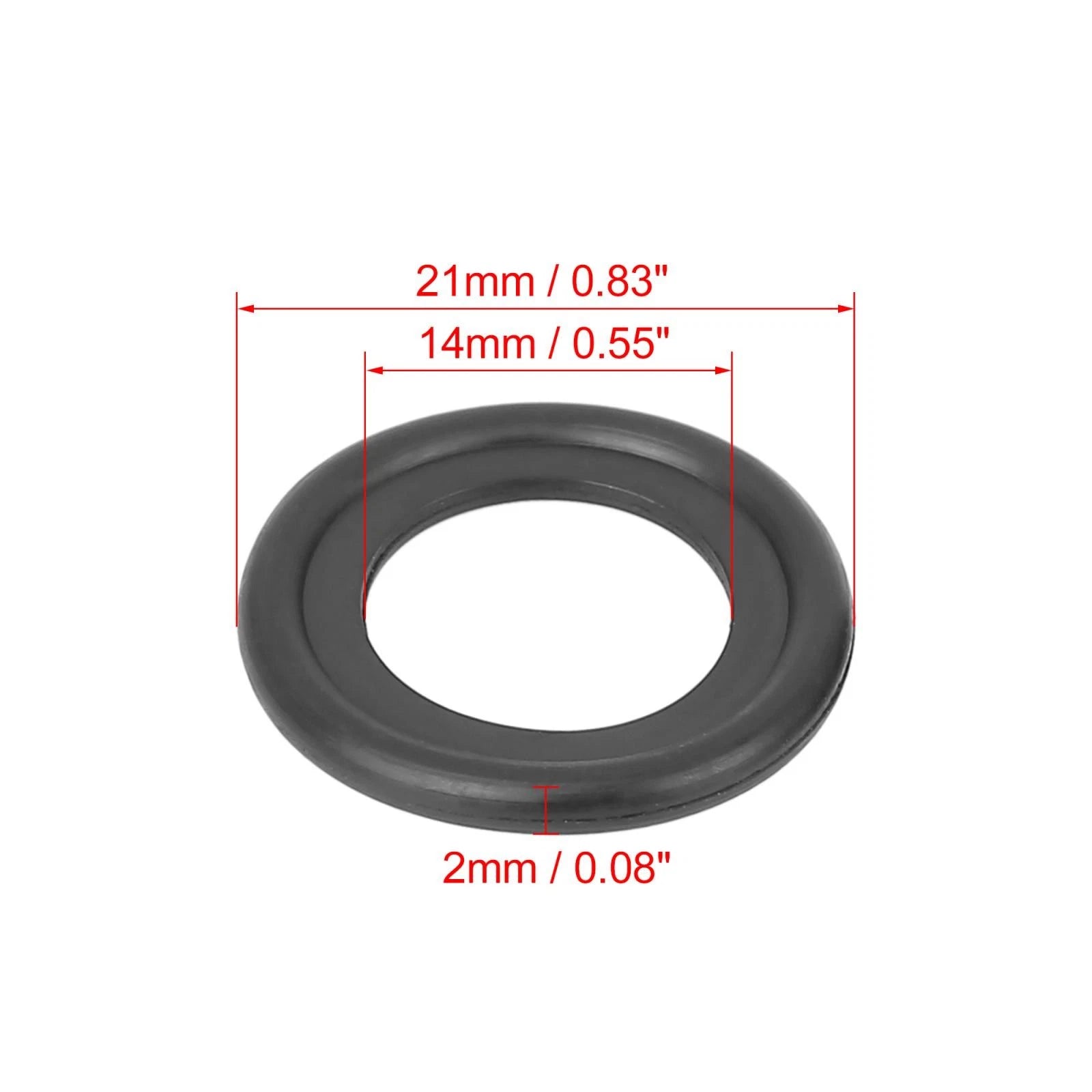Oil Drain Plug Gasket Ring Replacement Set for Ford F5TZ6734BA (10 Pack)