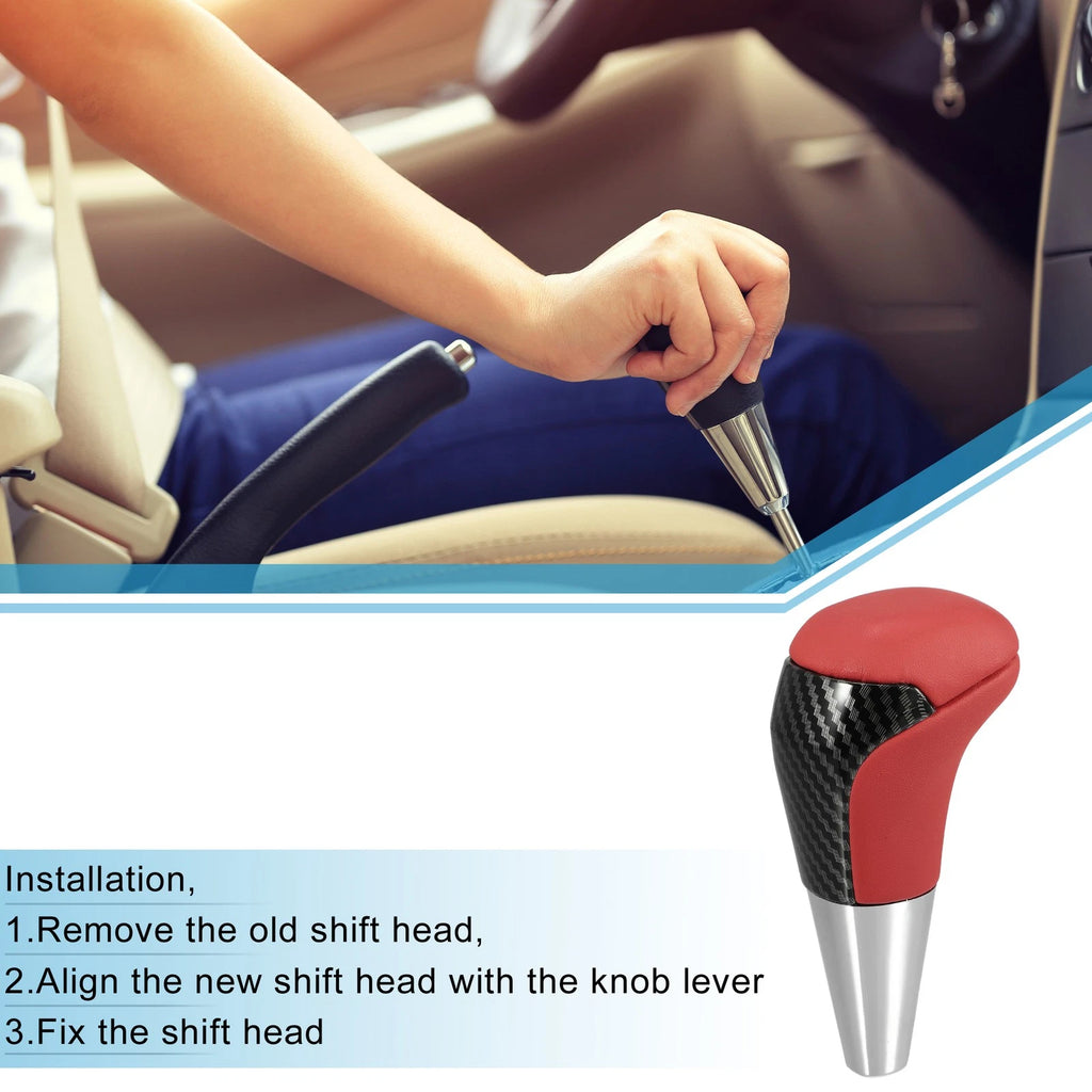 Gear Shift Knob Carbon Fiber Pattern Replacement for Toyota (2007–2012)