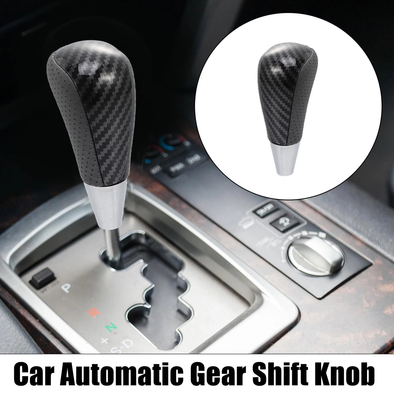 Automatic Gear Stick Shift Knob Replacement for Toyota RAV4 Camry Corolla (Gray)