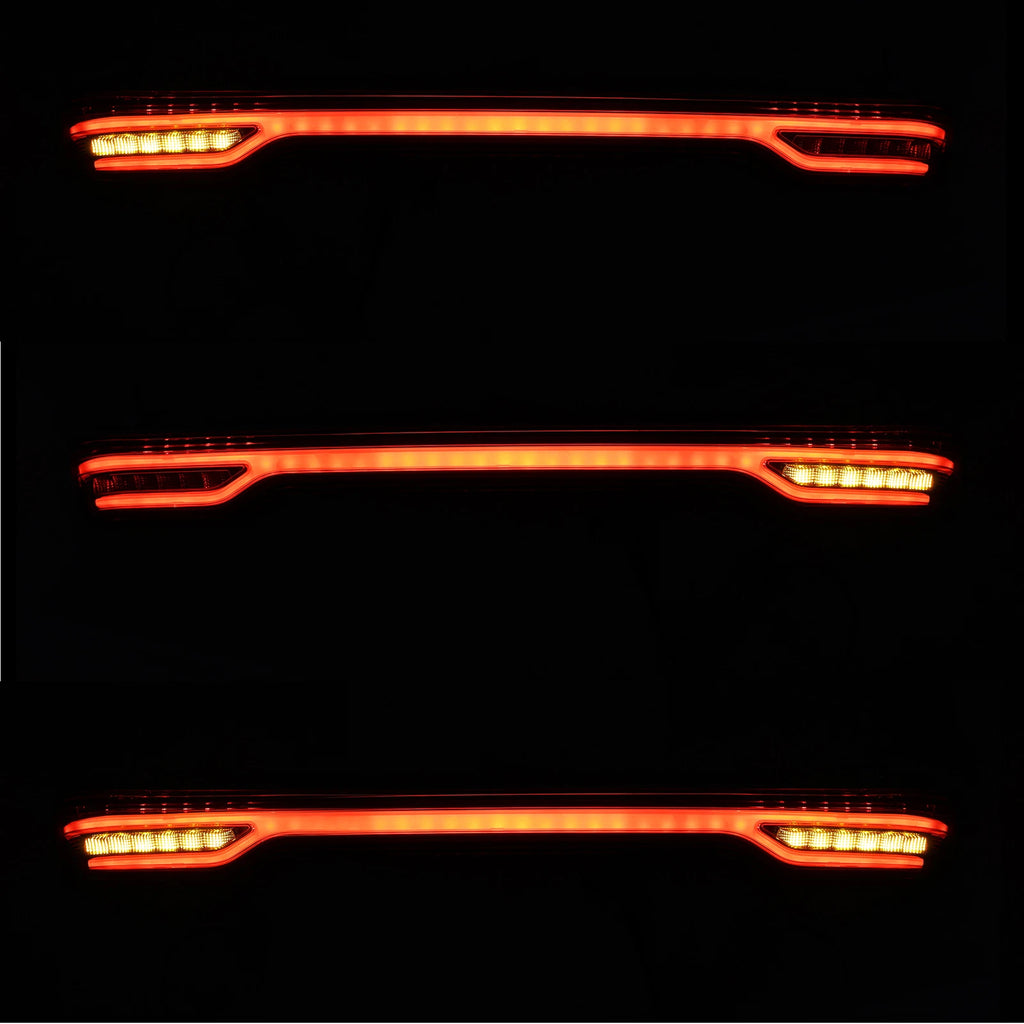 LED Brake Turn Flow Tail Lights for Harley Road Glide (2014–2025)