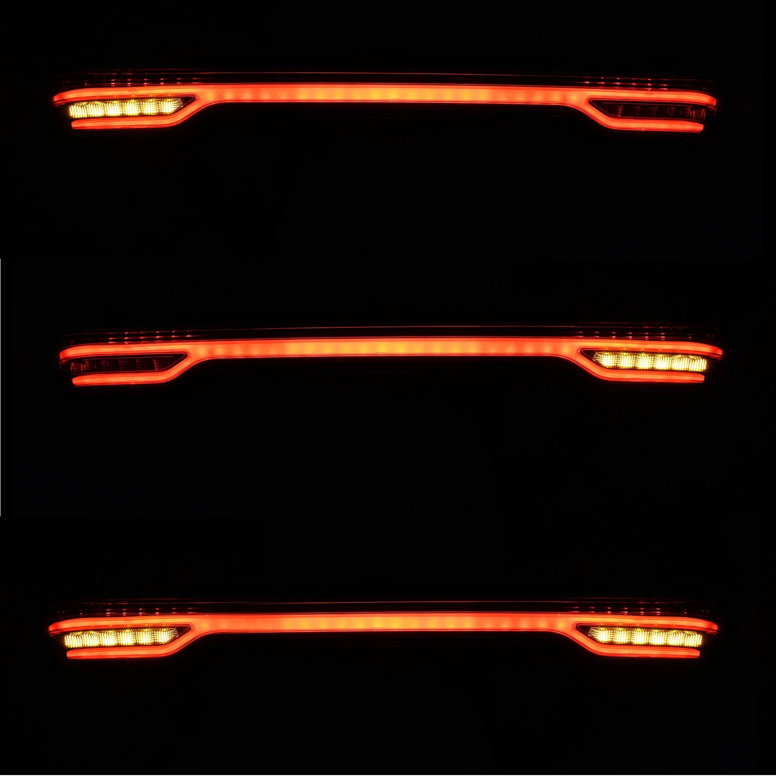 LED Brake Turn Flow Tail Lights for Harley Road Glide (2014–2025)
