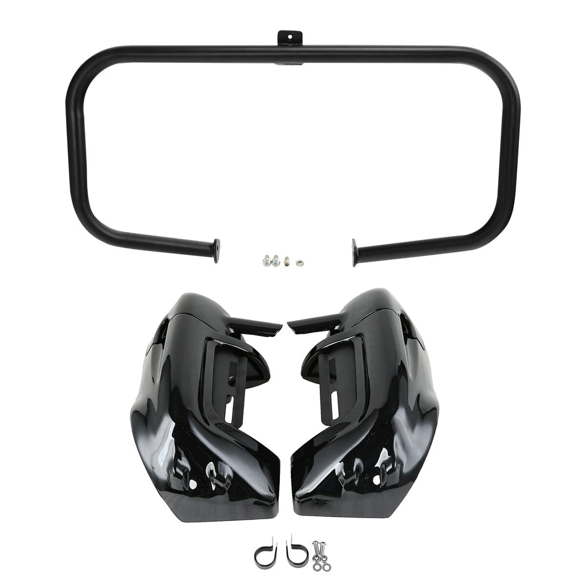Lower Vented Fairing & Engine Crash Bar for Harley Road King Glide (1997–2008)