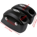 Matte Saddlebag Audio Lid Electronic Latches for Indian Chieftain Roadmaster