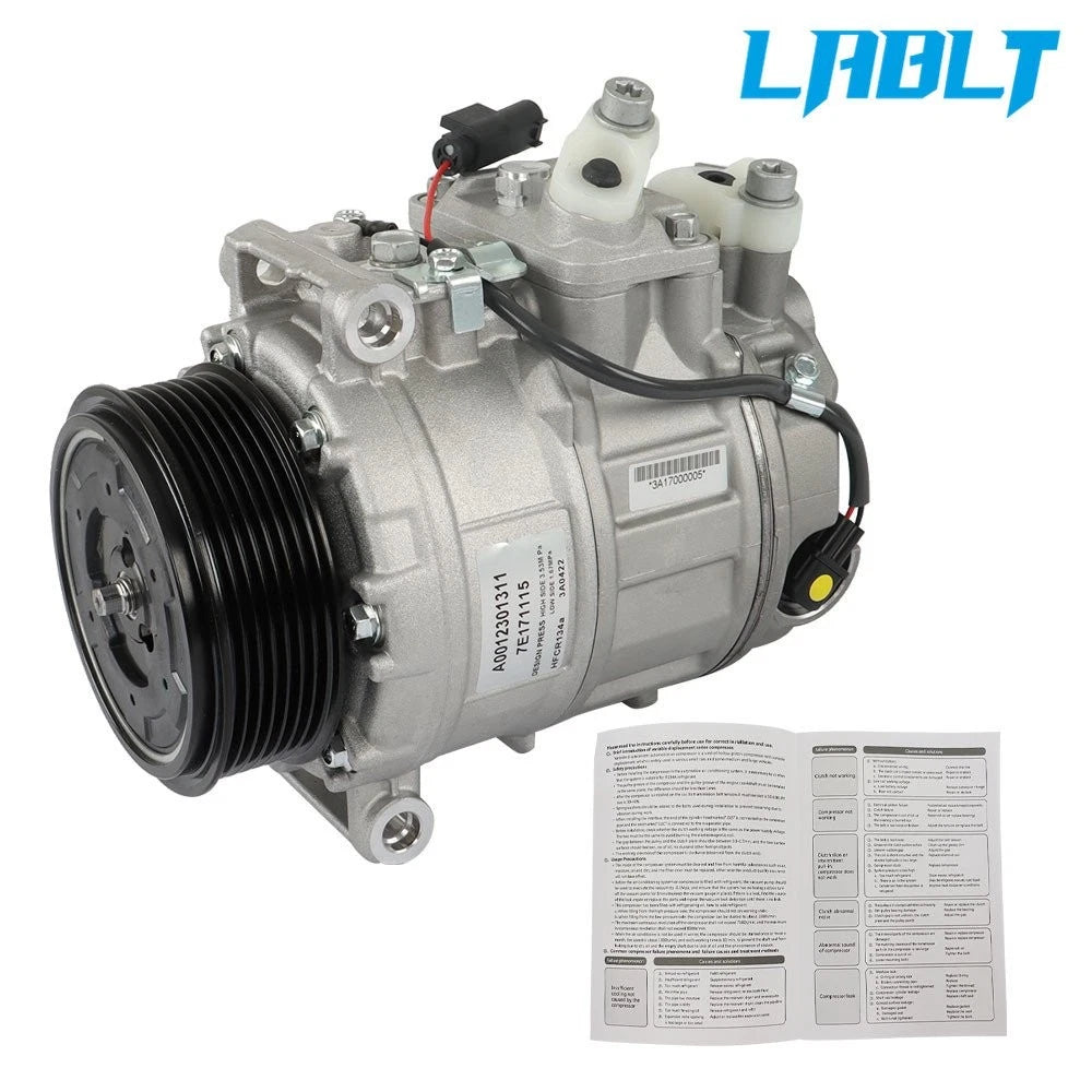 A/C Compressor + Clutch for Mercedes-Benz C-Class CLK E-Class (2005–2009)