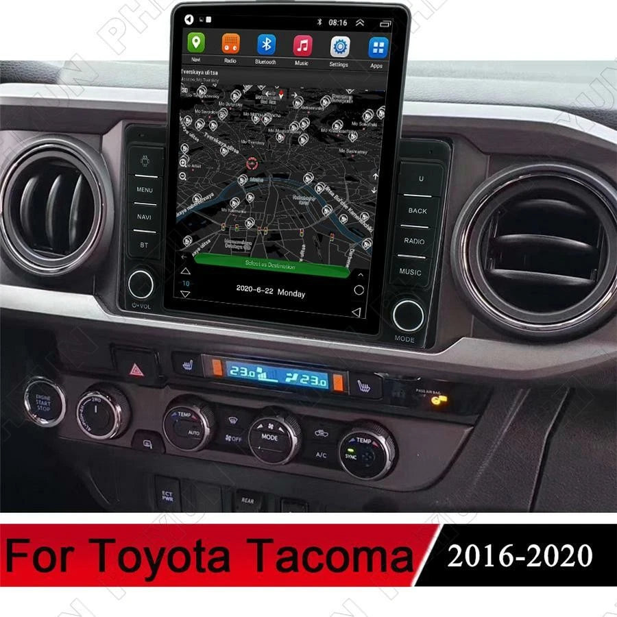 9.5" Android 10.1 Stereo Radio Head Unit for Toyota Tacoma (2016–2020)