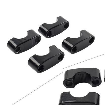 2x Black 22mm 7/8'' Motor HandleBar Mount Clamp Riser Adapter Dirt Pit Bike ATV