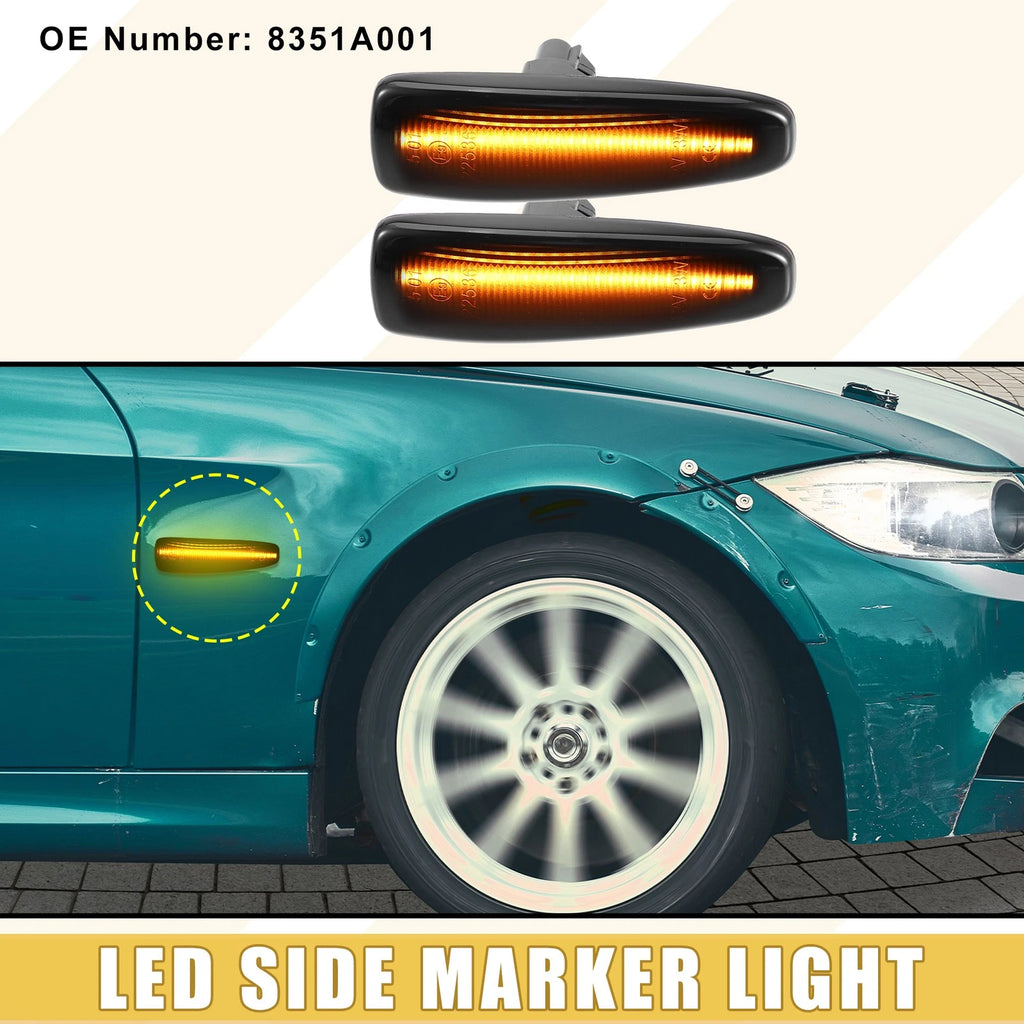 Front LED Side Marker Light 1 Pair for Mitsubishi (2000–2023)