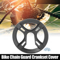 Bicycle Crankset Chain Wheel Cover Replacement for Black 42 Teeth (9.7–10.7cm)