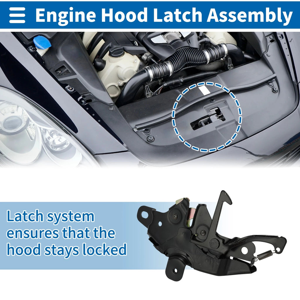 Hood Latch Assembly for Toyota Tacoma 2001–2004