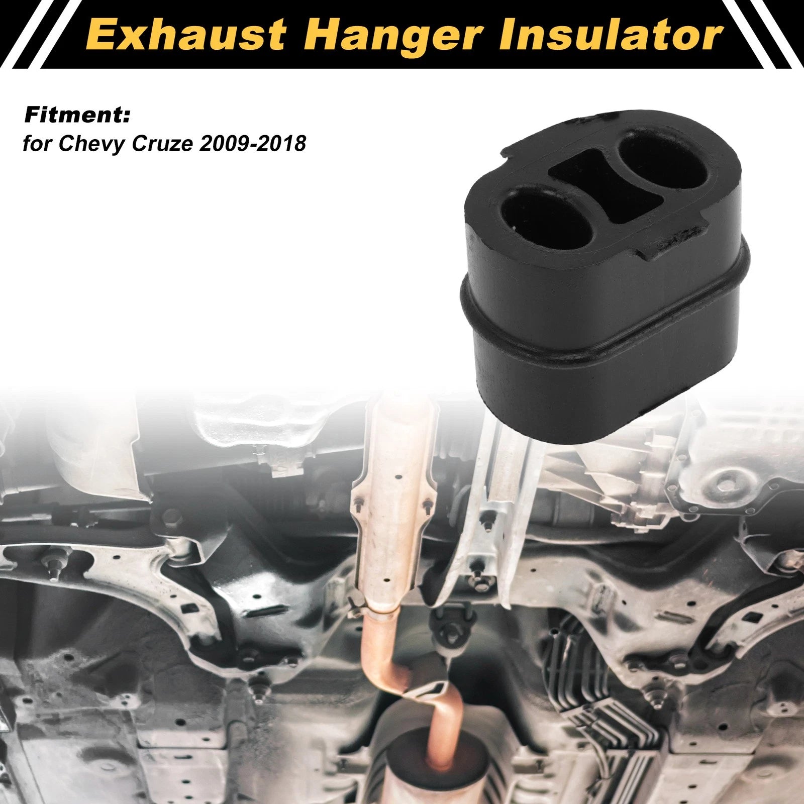 Exhaust Hanger Muffler Rubber Replacement for Chevy Cruze (2009–2018)