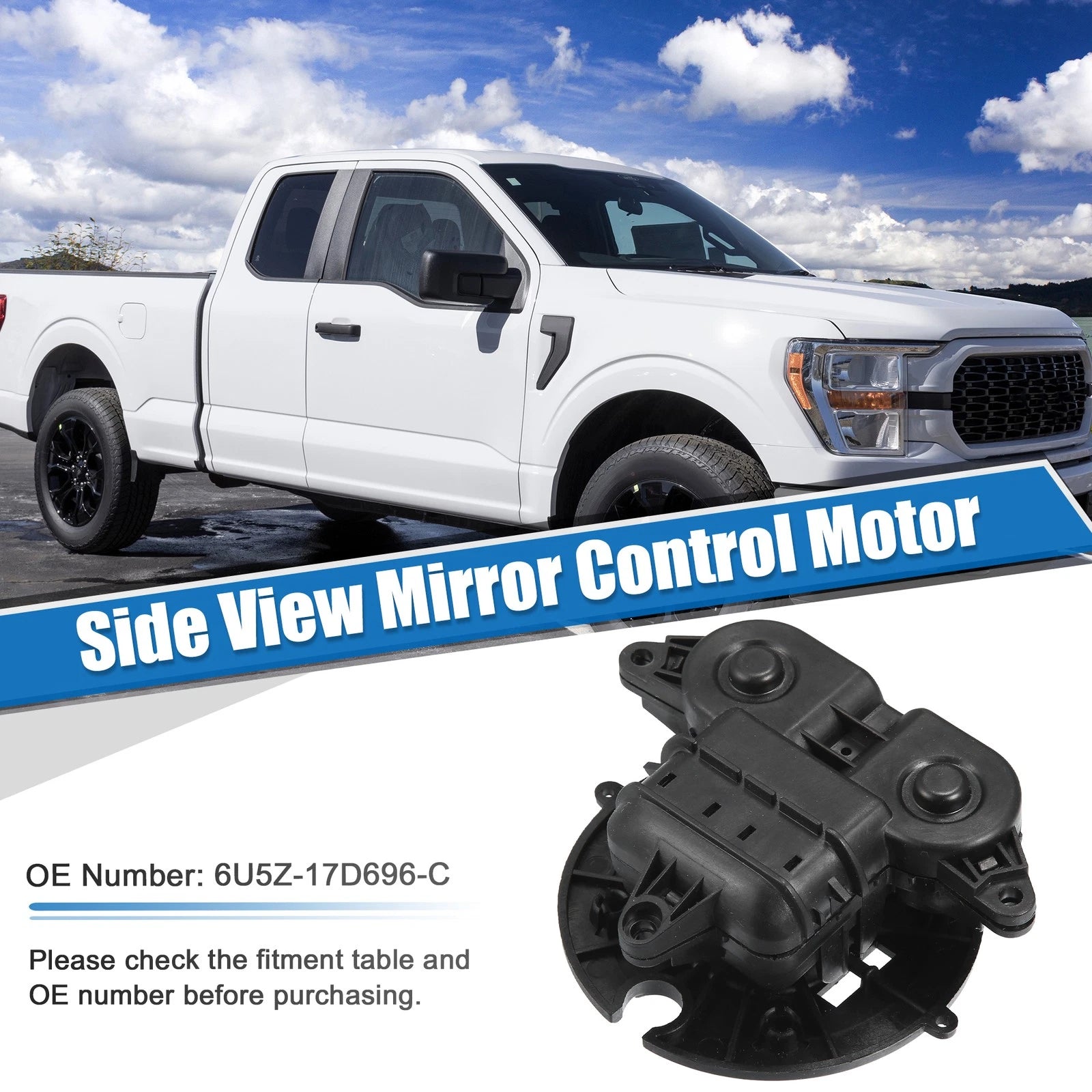 Outside Mirror Drive Motor Replacement for Ford F150 (2006–2019)