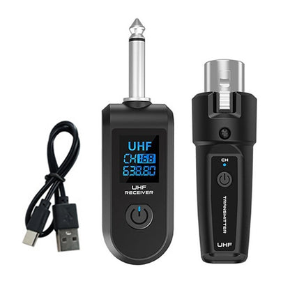 Wireless Audio Transmitter & Receiver XLR Adapter for (30-50m)