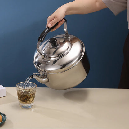 Stainless Steel Whistling Kettle 4.5L 5.5L 6.5L for Gas Induction Cooking