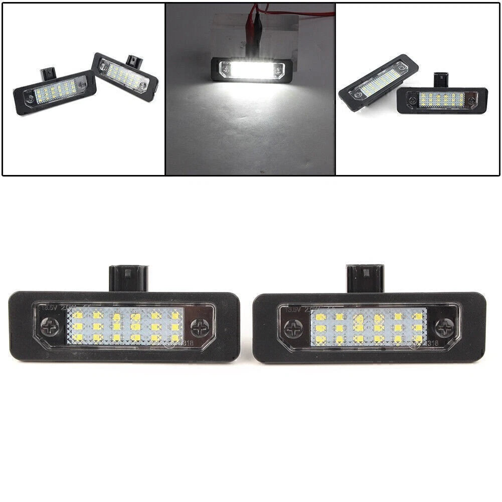 2X LED License Plate Light for Ford Flex Taurus Focus Fusion (2009–2019)